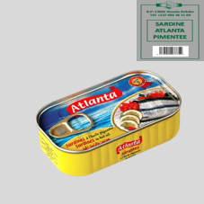 SARDINE ATLANTA PIMENTEE : 125G