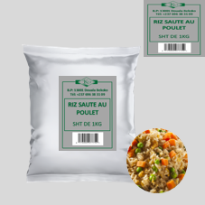 RIZ SAUTE AU POULET SHT 1KG : CARTON DE 15