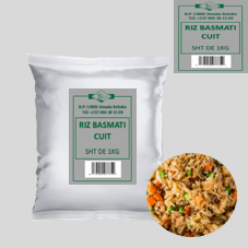 RIZ BASMATI SAUTE AU POULET SHT DE 1KG : CARTON DE 15
