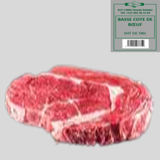BASSE COTE DE BOEUF SURGELEE : SACHET DE 5 KG