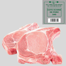 COTE-ECHINE DE PORC : SACHET DE 5 KG