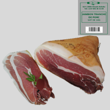 JAMBON TRANCHE DE PORC : SACHET DE 5 KG