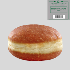 BEIGNET NATURE 65G EMBALLE : CARTON DE 40
