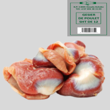 GESIER DE POULET SURGELE : SACHET DE 96 PCES (+/- 5 KG)