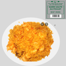 GARI SAUTE AU POULET BQT 350G: CARTON DE 24