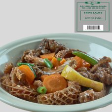 TRIPES SAUTEES BQT 150G : CARTON DE 36