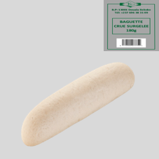 BAGUETTE CRUE SURGELÉE 180g : CARTON DE 72 PCES