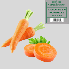 CAROTTE EN RONDELLE : SACHET DE 1kg