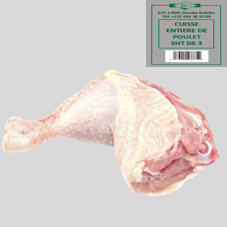 CUISSE ENTIERE DE POULET XL : SACHET DE 3 PCES