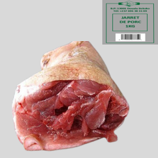 JARRET DE PORC : SACHET DE 1 KG