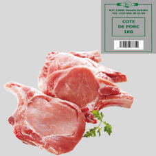 COTE DE PORC : SACHET 1 KG