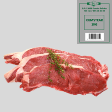 RUMSTEAK DE BOEUF SURGELE : SACHET DE 1KG