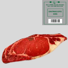 ENTRECOTE DE BOEUF SURGELE  : SACHET DE 1 KG