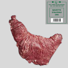 BAVETTE D’ALOYAU DE BOEUF SURGELEE : SACHET DE 1 KG