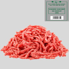 VIANDE HACHEE DE BOEUF SURGELEE : SACHET DE 1 KG