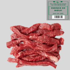 EMINCE DE BOEUF SURGELE : SACHET DE 5 KG