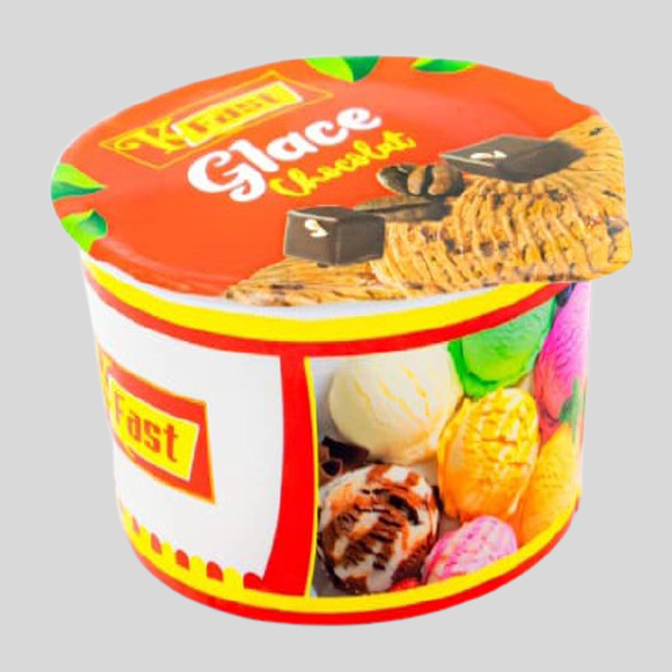 GLACE CHOCOLAT 80G : CARTON DE 65