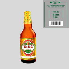 KING BEER 33cl : CASIER DE 24 BTLES