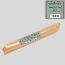 MOUSSE DE FOIE (PORC) Ø = 45, BARRE DE 800G : CARTON 20