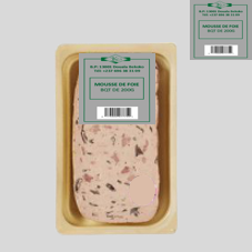 MOUSSE DE FOIE : BARQUETTE DE 200G