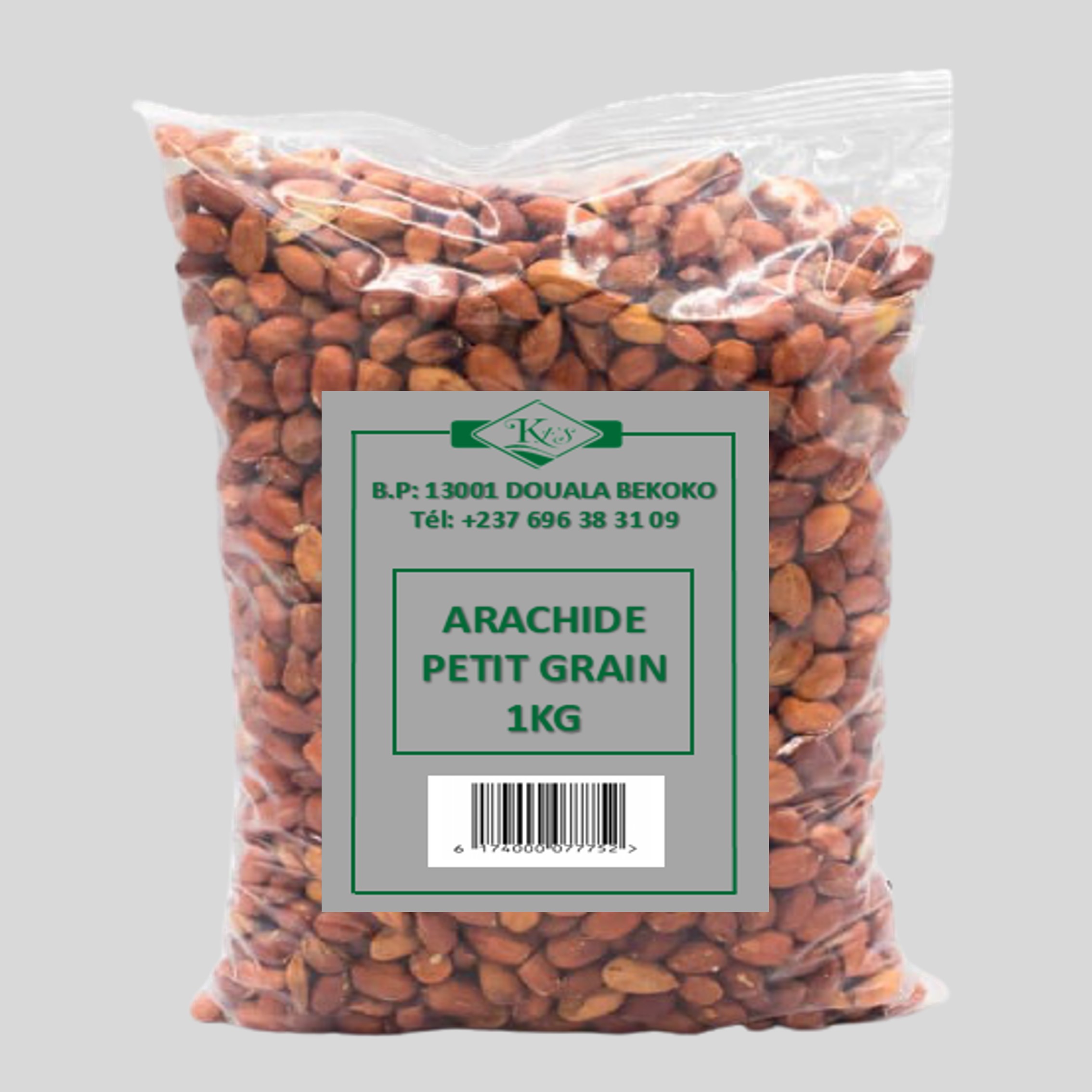 ARACHIDE PETIT GRAIN SHT 1KG : CARTON DE 16