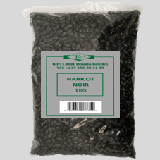 HARICOT NOIR SHT 1 KG : CARTON 16