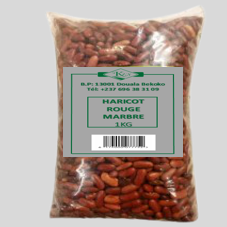 HARICOT ROUGE MARBRE : SACHET DE 1kg