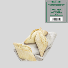 PETIT PAIN LOSANGE CRU SURGELE 50g : CARTON DE 300 PCES