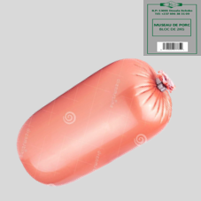 MUSEAU DE PORC : Ø = 45, BLOC DE 400G : CARTON DE 40
