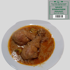 SAUCE ARACHIDE POULET BQT 150G : CARTON DE 36