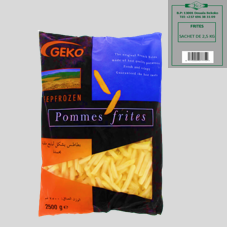 FRITES SURGELEES  : SACHET DE 2.5 kg
