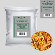 SAUCE BOLOGNAISE POULET SACHET 1 KG : CARTON DE 15