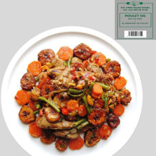 POULET DG BQT 350G : CARTON DE 24