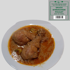 SAUCE ARACHIDE POULET BQT 350G : CARTON DE 24