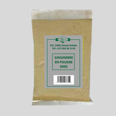 GINGEMBRE EN POUDRE : SACHET DE 500g