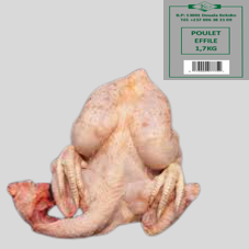 POULET EFFILE SURGELE ET EMBALLE : 1,7kg