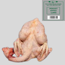 POULET EFFILE SURGELE ET EMBALLE : 1,8Kg