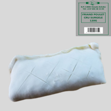 FRIAND POULET CRU SURGELE 120g : SACHET DE 25 PCES