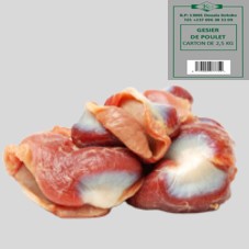 GESIER DE POULET SURGELE : CARTON DE 48 PCES