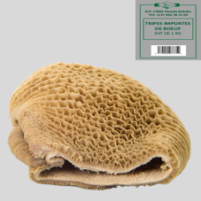 TRIPES DE BOEUF SURGELE : SACHET DE 1 KG