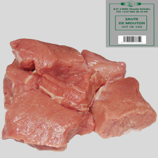 SAUTE DE MOUTON : SACHET DE 1 KG