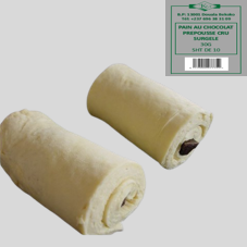 PAIN AU CHOCOLAT PREPOUSSE : SACHET DE 10