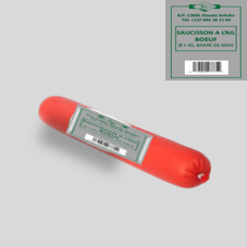 SAUCISSON A L'AIL BOEUF : Ø = 45, BARRE DE 400G