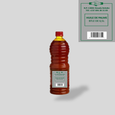 HUILE DE PALME : BTLE DE 0.5 Litre