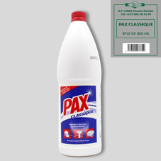 PAX CLASSIQUE : BOUTEILLE DE 800 ML