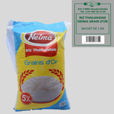 RIZ NEIMA GRAINS D'OR : SACHET DE 1KG