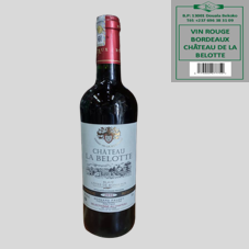 VIN ROUGE BORDEAUX CHATEAU LA BELOTTE 2016