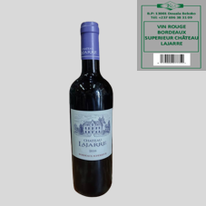 VIN ROUGE BORDEAUX SUPERIEUR CHATEAU LAJARRE 2016