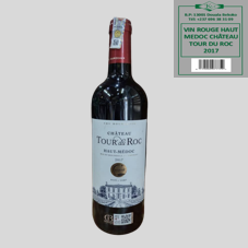 VIN ROUGE HAUT MEDOC CHATEAU TOUR DU ROC 2017 : 750 ML