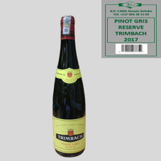 PINOT GRIS RESERVE TRIMBACH 2017 : 75 CL
